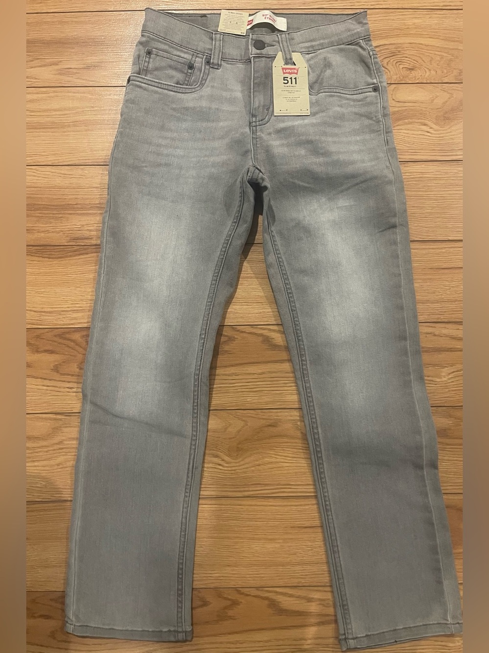 Levi's 511 Slim Fit kids Jeans in Light Gray 10 25x25